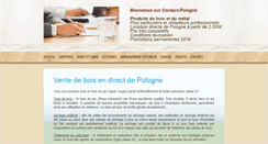 Desktop Screenshot of contact-pologne.eu