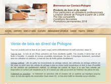 Tablet Screenshot of contact-pologne.eu